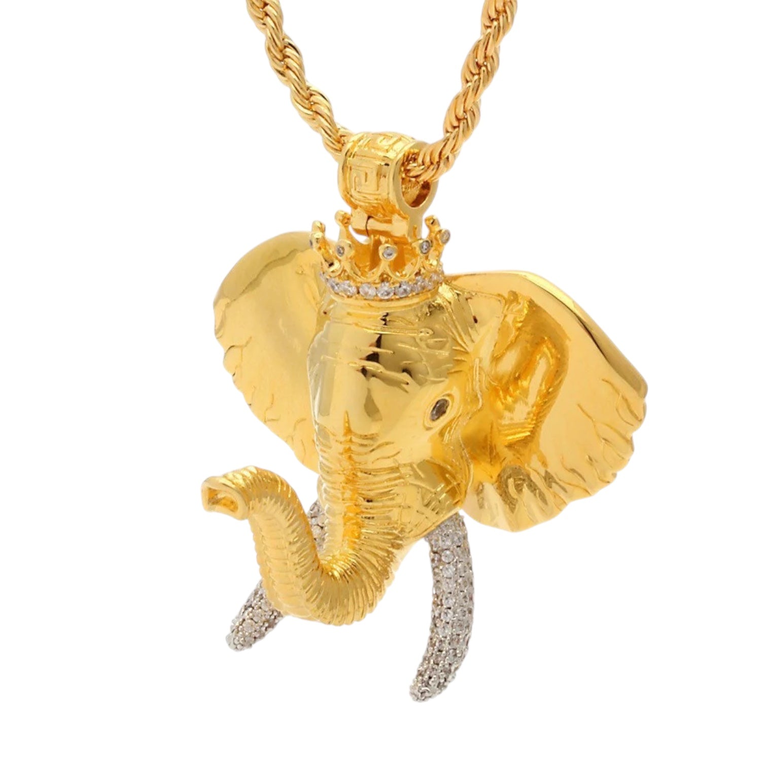KING ICE: Elephant Necklace
